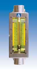 AALBORG Schwebeköper Durchflussmesser (Rotameter) für Flüssigkeiten und Gase Modell M