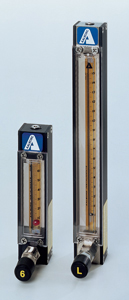 AALBORG Schwebekörper Durchflussmesser (Rotameter) für Flüssigkeiten und Gase Modell P